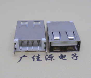 三水USB AF立式 直插 加长款17.5MM 大电流3A插座