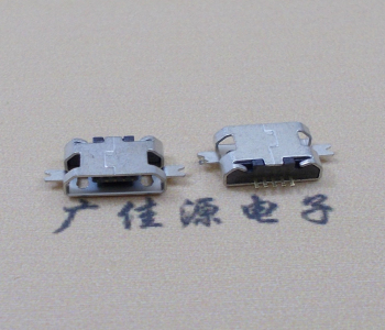 三水MICRO USB B型口 两脚SMT沉板0.7/1.0/1.6直边