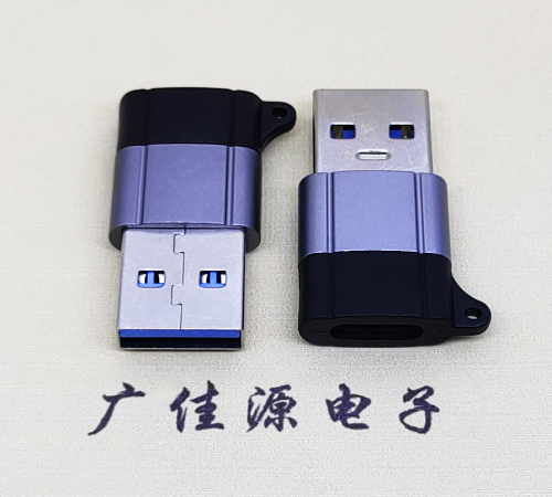 三水USB3.0A公对Type-C母口双用数据转接头